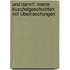 Und Dann?: Meine Kuschelgeschichten Mit Überraschungen