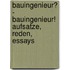 Bauingenieur? - Bauingenieur! Aufsatze, Reden,    Essays