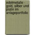 Edelmetalle - Gold, Silber und Platin im Anlageportfolio