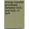 Energy Transfer Processes Between Tm3+ and Ho3+ in Liyf4 door United States Government