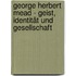 George Herbert Mead - Geist, Identität und Gesellschaft