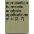 Non-abelian Harmonic Analysis: Applications Of Sl (2, ?)