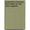 Production Of Porous Electrodes For Fuel Cells Supports. door Loukas Tsagalas