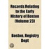 Records Relating to the Early History of Boston Volume 2