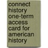 Connect History One-Term Access Card for American History