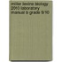Miller Levine Biology 2010 Laboratory Manual B Grade 9/10