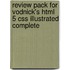 Review Pack For Vodnick's Html 5 Css Illustrated Complete