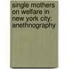 Single Mothers on Welfare in New York City: AnEthnography door Helen-Maria Lekas