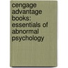 Cengage Advantage Books: Essentials Of Abnormal Psychology door Vincent Mark Durand