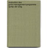 Evaluation Des Junior-management-programms (jump) Der Arag by Rouven Barth