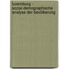 Luxemburg - sozial-demographische Analyse der Bevölkerung door Raphael Konietzny