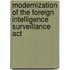 Modernization Of The Foreign Intelligence Surveillance Act