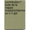 Contribution L' Tude de La Nappe Maastrichtienne Au S N Gal door Mouhamat Seck