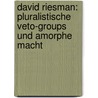 David Riesman: Pluralistische veto-groups und amorphe Macht door Frank Stadelmaier
