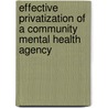 Effective Privatization of a Community Mental Health Agency by Edythe Schwartz