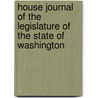 House Journal Of The Legislature Of The State Of Washington door Washington Representatives