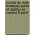 Journal de Math Matiques Pures Et Appliqu Es Volume 9 Ser.6