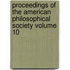 Proceedings of the American Philosophical Society Volume 10 door Philosop American Philosophical Society
