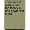 Some recent results from the theory of non-Newtonian fluids door Amir Mahmood