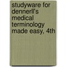Studyware For Dennerll's Medical Terminology Made Easy, 4Th by Jean M. Dennerll