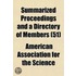 Summarized Proceedings and a Directory of Members Volume 51