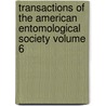 Transactions of the American Entomological Society Volume 6 door American Entomological Society