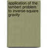 Application of the Lambert Problem to Inverse-Square Gravity by United States Government