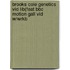 Brooks Cole Genetics Vid Lib(Feat Bbc Motion Gall Vid W/Wrkb