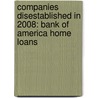 Companies Disestablished In 2008: Bank Of America Home Loans door Books Llc