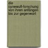 Die Cynewulf-Forschung Von Ihren Anfängen Bis Zur Gegenwart