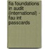 Fia Foundations In Audit (international) - Fau Int Passcards