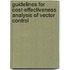 Guidelines For Cost-Effectiveness Analysis Of Vector Control