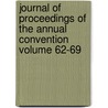 Journal of Proceedings of the Annual Convention Volume 62-69 by Episcopal Church Diocese Convention