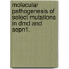 Molecular Pathogenesis Of Select Mutations In Dmd And Sepn1. door Randall W. Conger