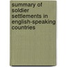 Summary of Soldier Settlements in English-Speaking Countries by Elwood Mead