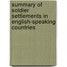 Summary of Soldier Settlements in English-Speaking Countries door Elwood Mead