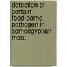 Detection of certain food-borne pathogen in someEgyptian meat door Mohammed Rawway Khalil Khlaf