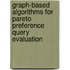Graph-based Algorithms for Pareto Preference Query Evaluation