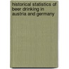 Historical Statistics Of Beer Drinking In Austria And Germany by Max Vogel