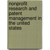 Nonprofit Research and Patent Management in the United States by Archie MacInnes Palmer