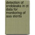 Detection Of Endoleaks In Ct Data For Monitoring Of Aaa Stents