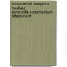 Endometrial receptors mediate spheroids-endometrium attachment door Dr. Haggar Harduf