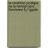 La Condition Juridique De La Femme Dans L'Ancienne Ï¿½Gypte