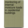 Monitoring of Internal Moisture Loads in Residential Buildings door United States Government