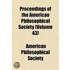 Proceedings of the American Philosophical Society Volume 30-31