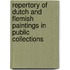 Repertory of Dutch and Flemish Paintings in Public Collections