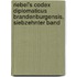 Riebel's Codex Diplomaticus Brandenburgensis, Siebzehnter Band