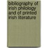 Bibliography of Irish Philology and of Printed Irish Literature