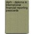Diplfr - Diploma In International Financial Reporting Passcards