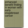 Enhanced Benefit Finding in Women with Early StageBreast Cancer by Ph.D. Sophie Guellati-Salcedo